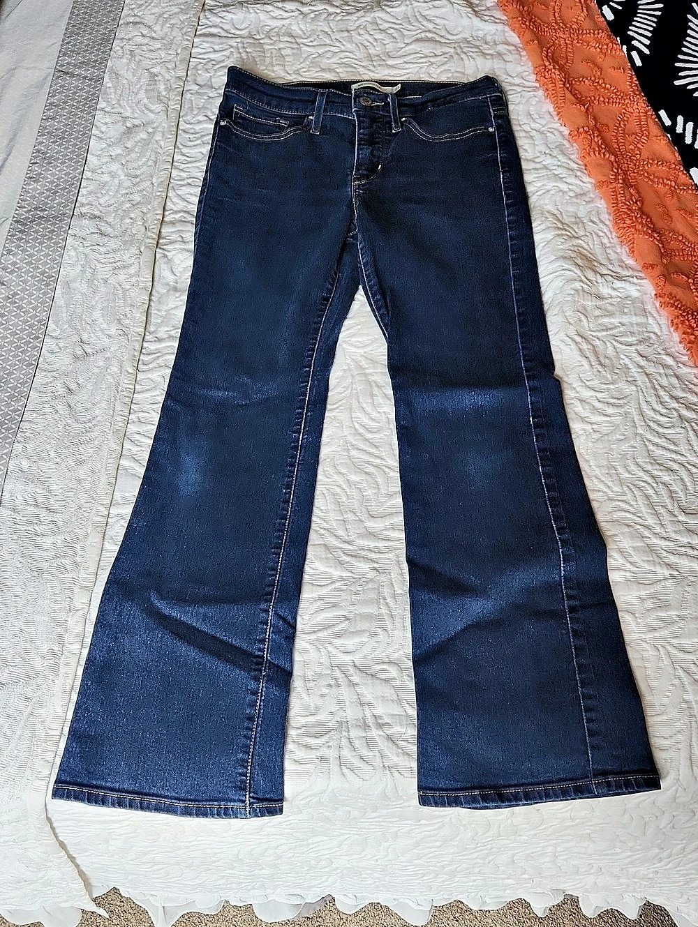 Levis Strauss Boot Cut Jeans in Blue Size 27